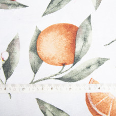 Тканина декоративна FRANK з водовідштовхувальним просоченням апельсин