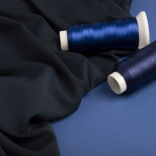 Тканина плательна Тіна темно-синя