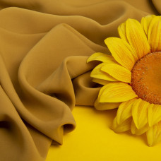 Тканина плательна Wave crep гірчиця