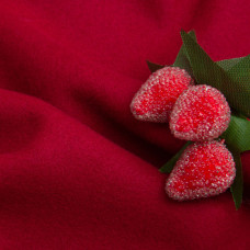 Тканина пальтова Дакота однотонна світла вишня