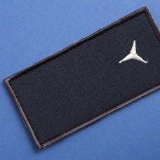 Шеврон на липучці Погон Звання ДСНС 5х10 см вишитий патч нашивка