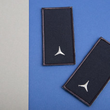 Шеврон на липучці Погон Звання ДСНС 5х10 см вишитий патч нашивка