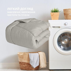 Ковдра зимова 175х210 см Nordic Comfort IDEIA антиалергенна тепла сіра двуспальна