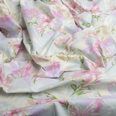 Тканина Тік для постільної білизни 2,2 м Лілія JS-100-004 м'ята
