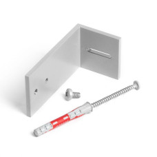 Кронштейн настінний до стельового карнизу сірий