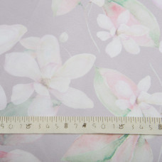 Тканина плательна атлас шовк магнолія пастель