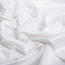 Тканина плательна атлас Дана біла