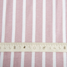 Тканина трикотаж бавовна 145 г/м2 смуга пудра