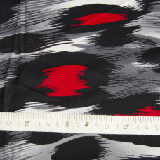 Тканина плательна атлас шовк Агінія червона