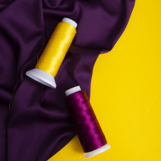 Тканина плательна атлас шовк Vanessa фіолет