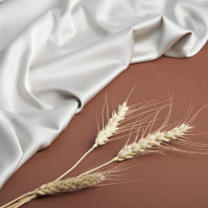 Тканина плательна атлас шовк Vanessa сіро бежевий