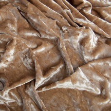 Тканина Оксамит  Li св/карамель