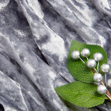 Тканина Оксамит  Li попіл