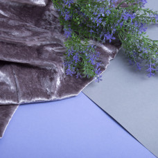 Тканина Оксамит  Li лілова