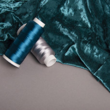 Тканина Оксамит Li V-23 т/бірюза