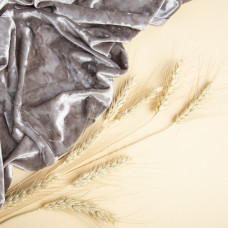 Тканина Оксамит Li V-41 беж/сірий