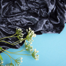 Тканина Оксамит Li V-29 синій