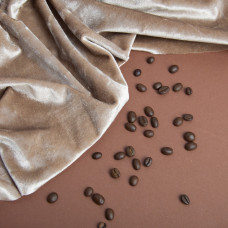 Тканина Оксамит Li св/капучіно