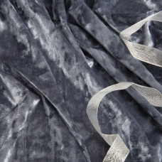 Тканина Оксамит Li т/сіра