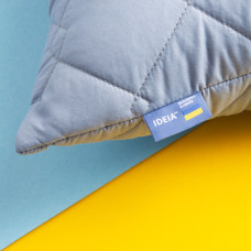 Подушка декоративна 45х65 см IDEIA Обійми Україну патріотична жовто-синя антиалергенна з вишивкою