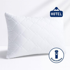 Подушка 50х70 см Classic IDEIA гіпоалергенна з блискавкою, для готелів та дому преміум