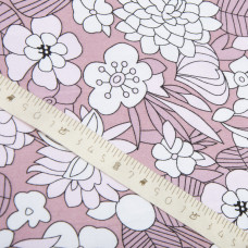 Тканина костюмна котон пудра