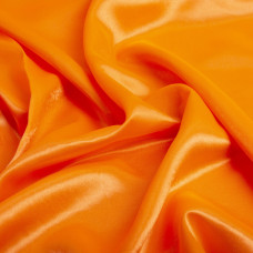 Тканина костюмна креп-сатин неон оранж