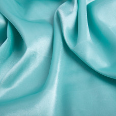 Тканина костюмна креп-сатин бірюза