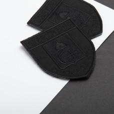 Шеврон на липучці Головне управління Сумська область 8х9,5 см чорний вишитий патч нашивка