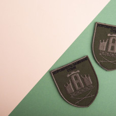 Шеврон на липучці Хоробрість замінює стіни 7х8 см вишитий патч нашивка