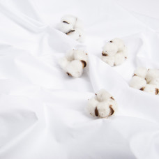 Тканина бязь ранфорс для постільної білизни 2,4 м v-01 білій