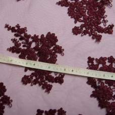 Тканина Гіпюр Антонелла бордо