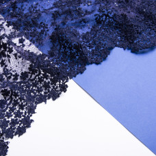 Тканина Гіпюр Іоланта т/синій