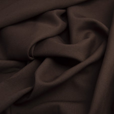 Тканина костюмна габардин 150 см 155 г/м2 для костюмів, уніформи, брюк, спідниць, жакетів, суконь, декору  т/коричнева