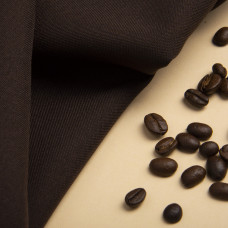 Тканина костюмна габардин 150 см 155 г/м2 для костюмів, уніформи, штанів, спідниць, жакетів, платтів, декору шоколад