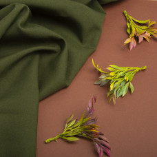 Тканина костюмна габардин 150 см 155 г/м2 для костюмів, уніформи, брюк, спідниць, жакетів, суконь, декору хакі