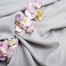 Тканина костюмна габардин 150 см 155 г/м2 для костюмів, уніформи, брюк, спідниць, жакетів, суконь, декору світло сіра