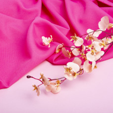 Ткань костюмная габардин 150 см 155 гр/м2 для костюмов, униформы, брюк, юбок, жакетов, платьев, декора рожева