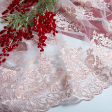 Тканина Гіпюр Антонелла троянда