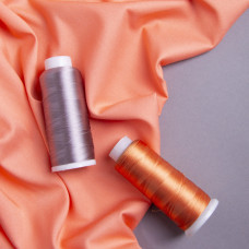 Тканина джинс стрейч лайт персик