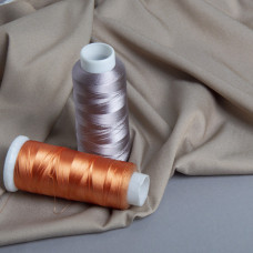 Тканина джинс стрейч лайт капучіно