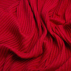Тканина трикотаж Лара гумка червоний