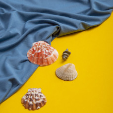 Тканина трикотаж віскоза California сіро синій