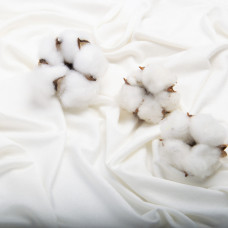 Тканина трикотаж віскоза Валенсія молоко