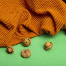 Тканина трикотаж жакард Арнела кориця