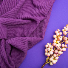 Тканина трикотаж жакард Арнела темний бузок