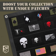 Шеврон на липучці карта Joker Джокер 5х8 см вишитий патч нашивка