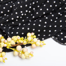 Тканина трикотаж Мадіна 200 г/м2 горошок