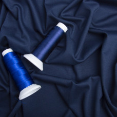 Тканина трикотаж Лакоста т/синій №2