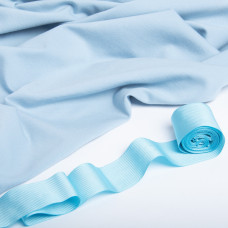 Тканина трикотаж віскоза Прага 525 гр/м2 V-1048 блакитний